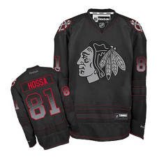 Chicago Blackhawks Marian Hossa #81 Black Jersey