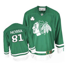 Chicago Blackhawks Marian Hossa #81 Green St. Patrick's Day Jersey