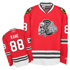 Youth Chicago Blackhawks Patrick Kane #88 Red White Skull Jersey