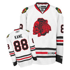 Chicago Blackhawks Patrick Kane #88 White Red Skull Jersey