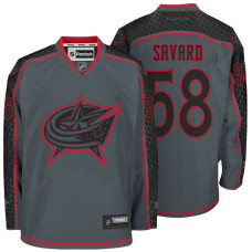 Columbus Blue Jackets David Savard #58 Storm Cross Check Premier Jersey