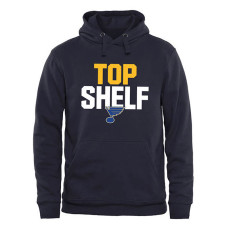 St. Louis Blues Black Core Logo Pullover Hoodie