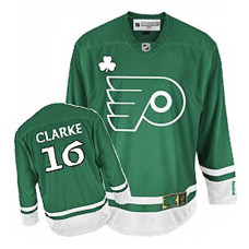 Philadelphia Flyers Bobby Clarke #16 Green St. Patrick's Day Jersey