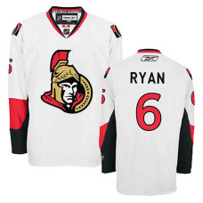 Ottawa Senators Bobby Ryan #6 White Away Jersey