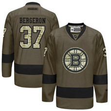 Boston Bruins Patrice Bergeron #37 Green Camo Player Jersey