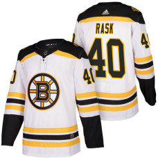 Boston Bruins #40 Tuukka Rask White 2018 Season Authentic Team Away Jersey