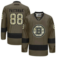 Boston Bruins David Pastrnak #88 Green Camo Player Jersey