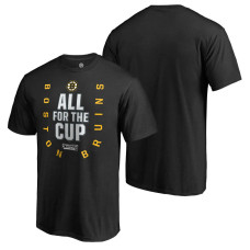 Boston Bruins Black 2018 Stanley Cup Playoffs Bound Behind The Net T-shirt