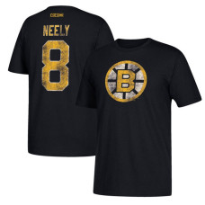 Boston Bruins Black Cam Neely #8 CCM Retired Player Vintage T-shirt