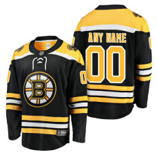 Boston Bruins 2018 Fanatics Branded Custom Jersey Black