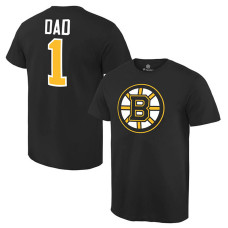 Boston Bruins Black Number One Dad T-Shirt