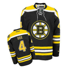 Women's Boston Bruins Bobby Orr #4 Black Home Jersey