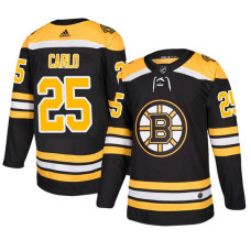 Boston Bruins #25 Black Authentic Home Brandon Carlo Jersey