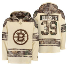 Boston Bruins Old Time Natural Realtree Camo Matt Beleskey #39 Hoodie