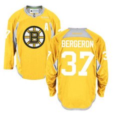 Boston Bruins Patrice Bergeron #37 Gold Practice Jersey