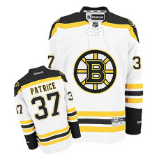 Women's Boston Bruins Patrice Bergeron #37 White Away Jersey