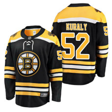 Boston Bruins #52 Breakaway Player Sean Kuraly Jersey Black