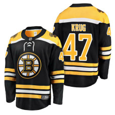 Boston Bruins #47 Breakaway Player Torey Krug Jersey Black