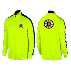 Boston Bruins Yellow Full-Zip One Color Team Hoodie