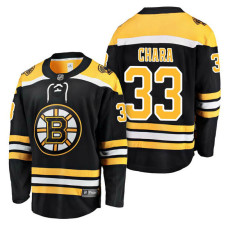 Boston Bruins #33 Breakaway Player Zdeno Chara Jersey Black