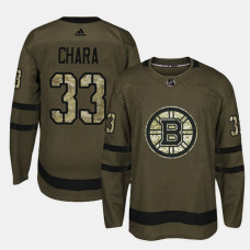 Boston Bruins #33 Camo Salute To Service Zdeno Chara Jersey