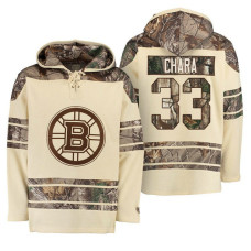 Boston Bruins Old Time Natural Realtree Camo Zdeno Chara #33 Hoodie