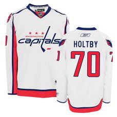 Washington Capitals Braden Holtby #70 White Away Jersey