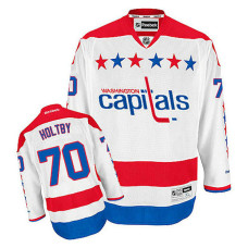 Washington Capitals Braden Holtby #70 White Alternate Jersey