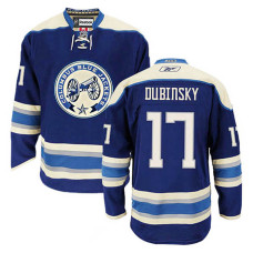 Columbus Blue Jackets Brandon Dubinsky #17 Navy Blue Alternate Jersey