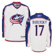 Columbus Blue Jackets Brandon Dubinsky #17 White Away Jersey