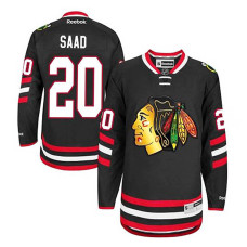 Youth Chicago Blackhawks Brandon Saad #20 Black 2014 Stadium Series Jersey