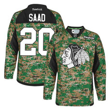 Chicago Blackhawks Brandon Saad #20 Camo Veteran's Day Jersey