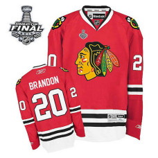 Youth Chicago Blackhawks Brandon Saad #20 Red 2015 Stanley Cup Home Jersey