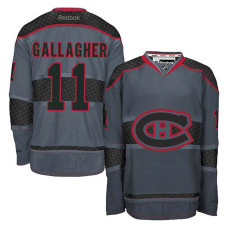 Montreal Canadiens Brendan Gallagher #11 Charcoal Cross Check Fashion Jersey