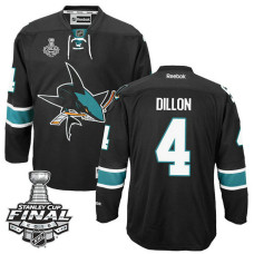 San Jose Sharks Brenden Dillon #4 Black 2016 Stanley Cup Alternate Champions Jersey