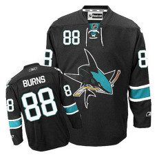 Youth San Jose Sharks Brent Burns #88 Black Alternate Jersey