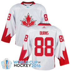 Canada Team Brent Burns #88 White 2016 World Cup Jersey