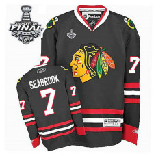 Chicago Blackhawks Brent Seabrook #7 Black 2015 Stanley Cup Alternate Jersey