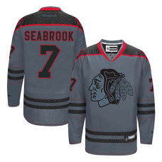 Chicago Blackhawks Brent Seabrook #7 Charcoal Cross Check Fashion Jersey