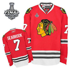 Chicago Blackhawks Brent Seabrook #7 Red 2015 Stanley Cup Home Jersey