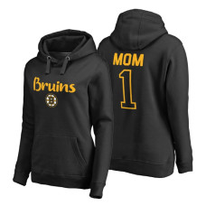 Boston Bruins 2018 Fanatics Mother's Day Number 1 Mom Pullover Hoodie Black