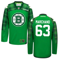 Boston Bruins Brad Marchand #63 Green St. Patrick's Day Jersey