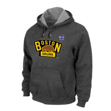 Boston Bruins Dark Gray Big & Tall Pullover Hoodie