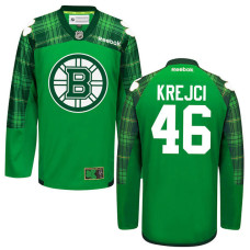 Boston Bruins David Krejci #46 Green St. Patrick's Day Jersey