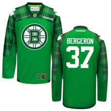 Boston Bruins Patrice Bergeron #37 Green St. Patrick's Day Jersey