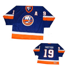 New York Islanders Bryan Trottier #19 Royal Blue Throwback Jersey