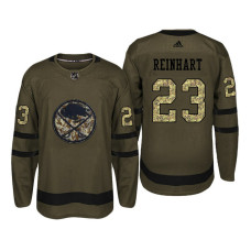 Buffalo Sabres #23 Sam Reinhart Camo Salute To Service Jersey