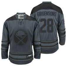 Buffalo Sabres #28 Zemgus Girgensons Storm Cross Check Fashion Jersey