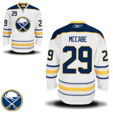 Buffalo Sabres Jake McCabe #29 White Away Authentic Jersey