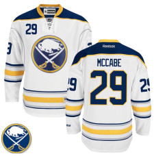 Buffalo Sabres Jake McCabe #29 White Away Premier Jersey